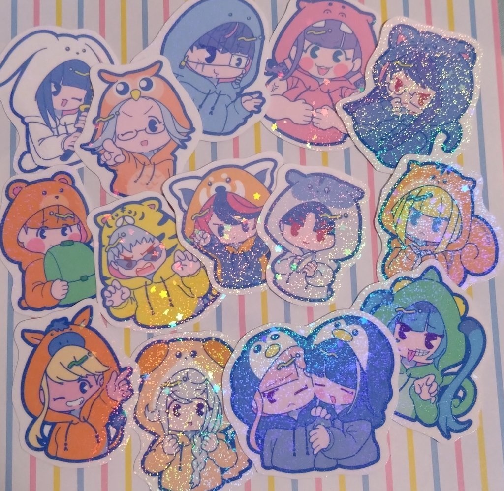 あにまる特防隊フレークシール