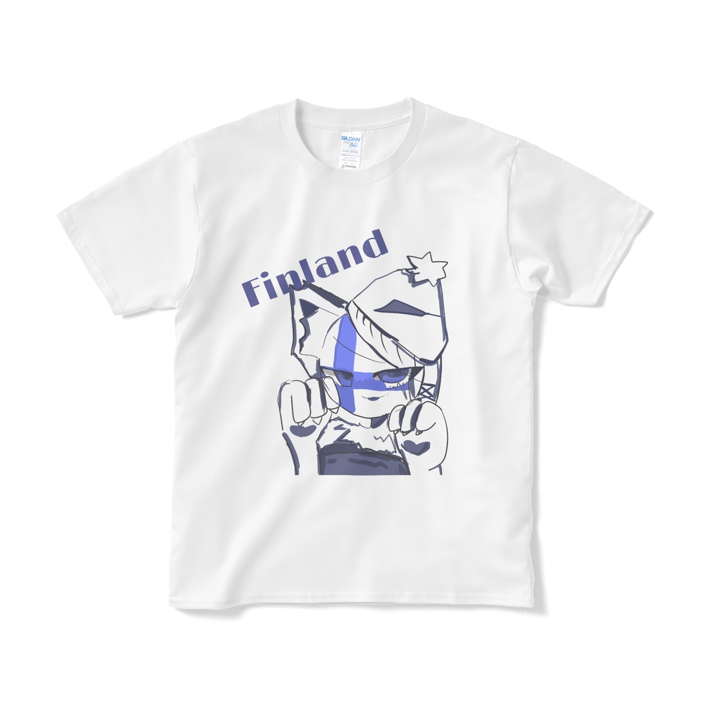 猫化フィンランドTシャツ