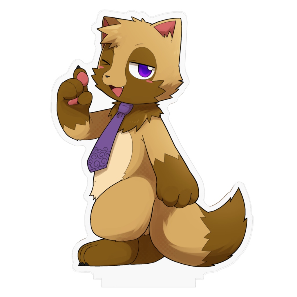 ウィルたぬき_アクリルフィギュア