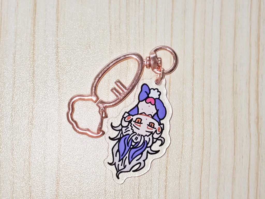 【凪砂🍫】逆さ吊りチャーム・逆バニー