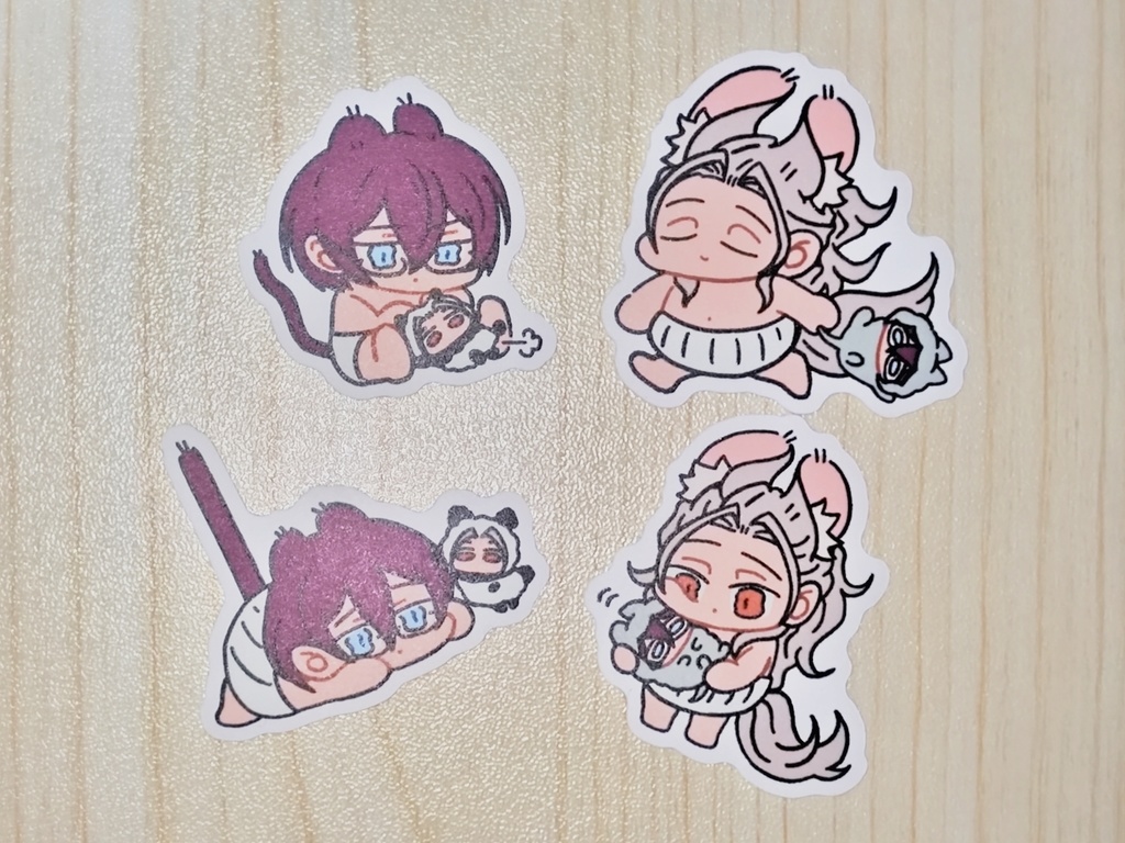 凪茨ステッカーセット(4種)