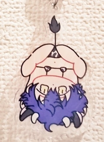 【ジュン🌊】逆さ吊りチャーム・牛ビキニ