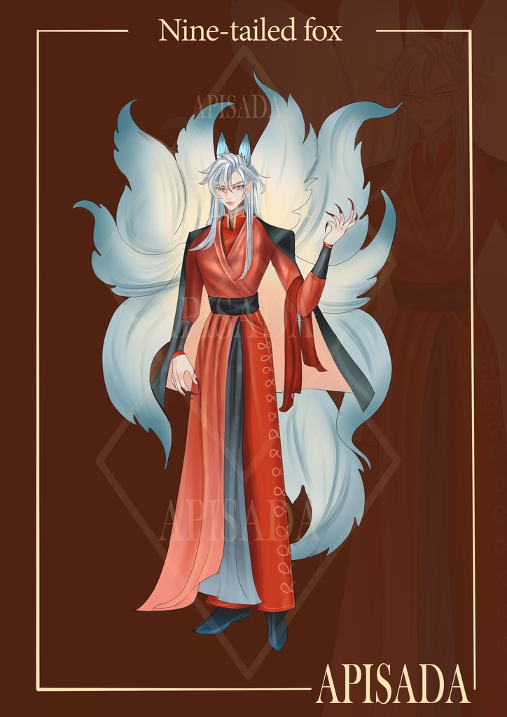 9 Tail : Adopt Limited Edition , Adoptable -Commercial Use/ Full Body
