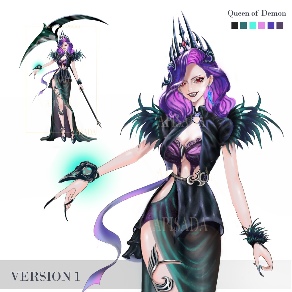 Queen of Demon : Adopt Limited Edition  Adoptable -Commercial Use