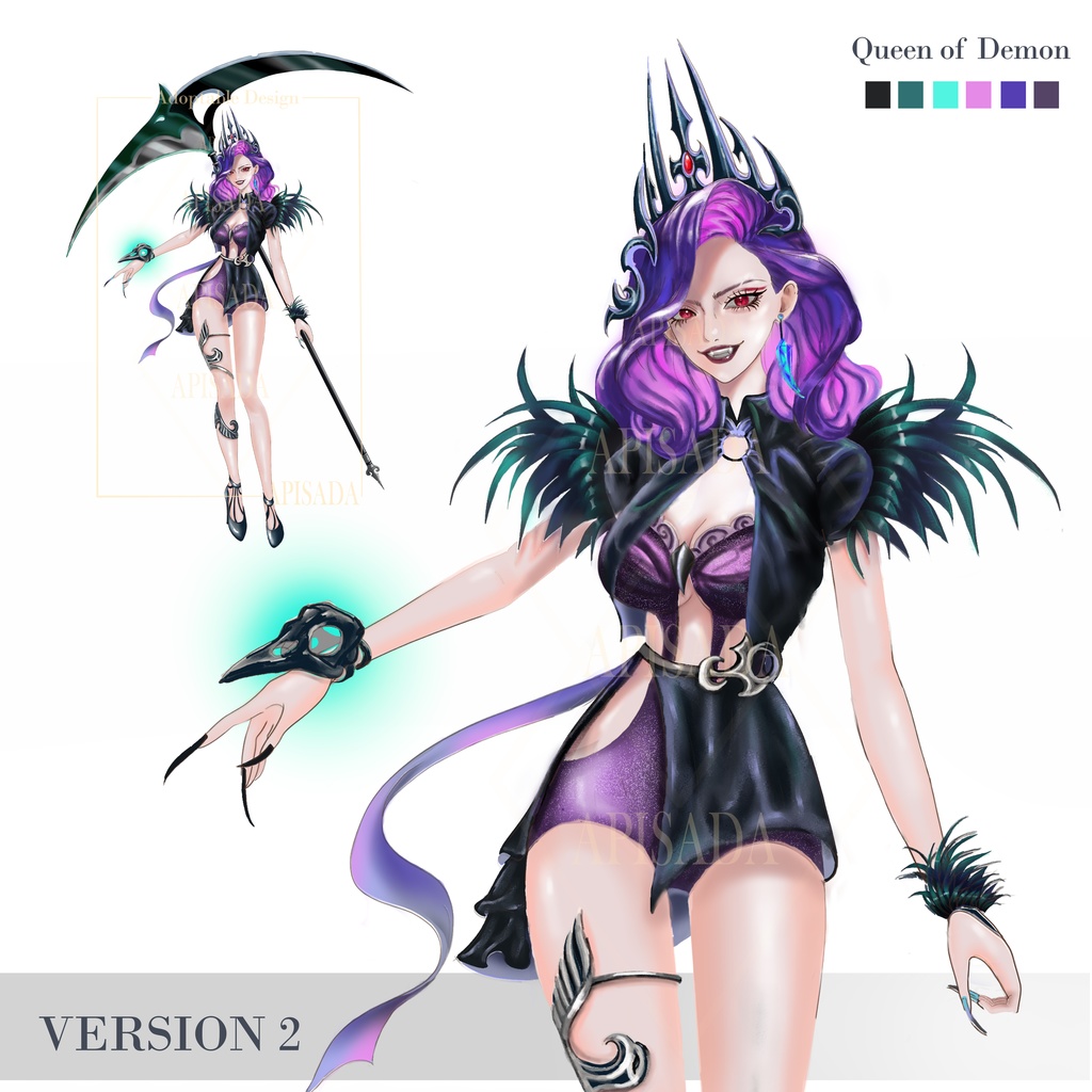 Queen of Demon : Adopt Limited Edition  Adoptable -Commercial Use