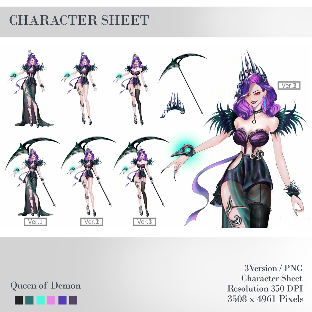 Queen of Demon : Adopt Limited Edition  Adoptable -Commercial Use