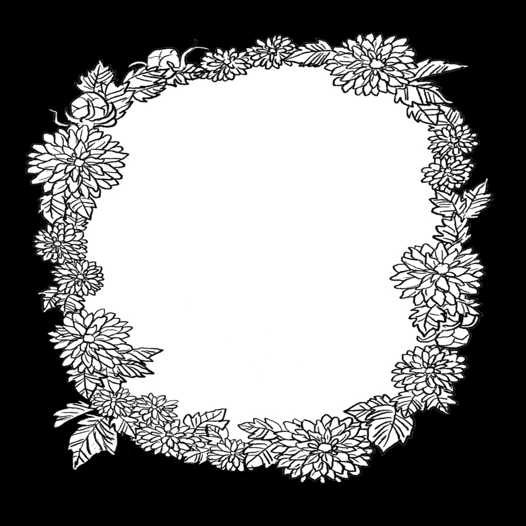 フリー素材 / 植物フレーム / 全9枚