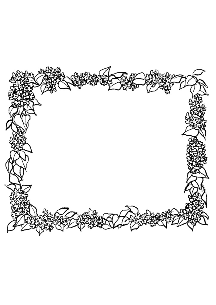 フリー素材 / 植物フレーム / 全9枚