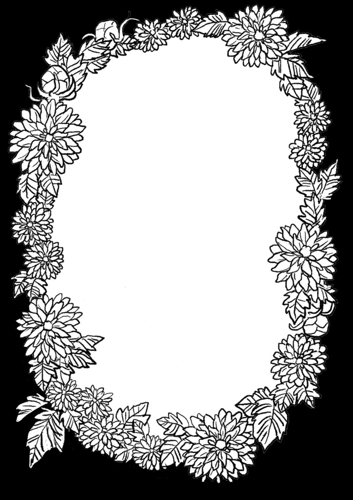 植物フレーム素材集 Vol.1