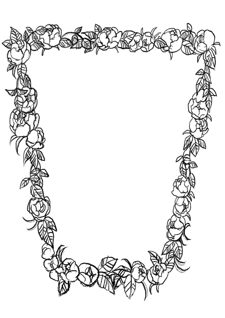 植物フレーム素材集 Vol.1