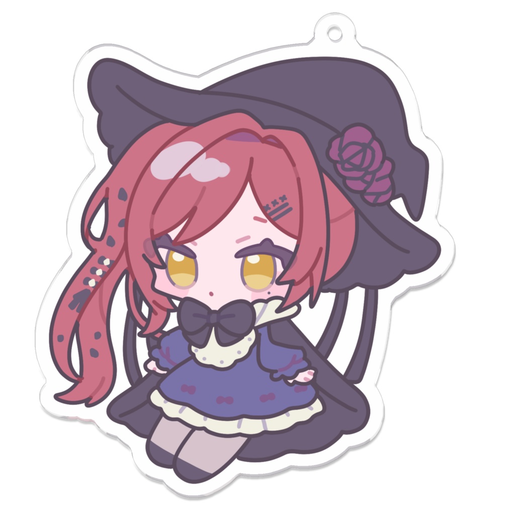 【ハロウィン】魔女アクリルキーホルダー