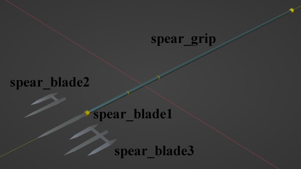 練習用モデル【簡易武器セット】