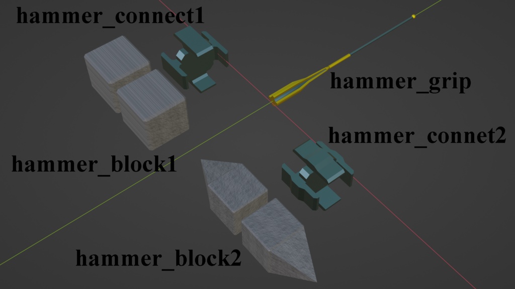 練習用モデル【簡易武器セット】