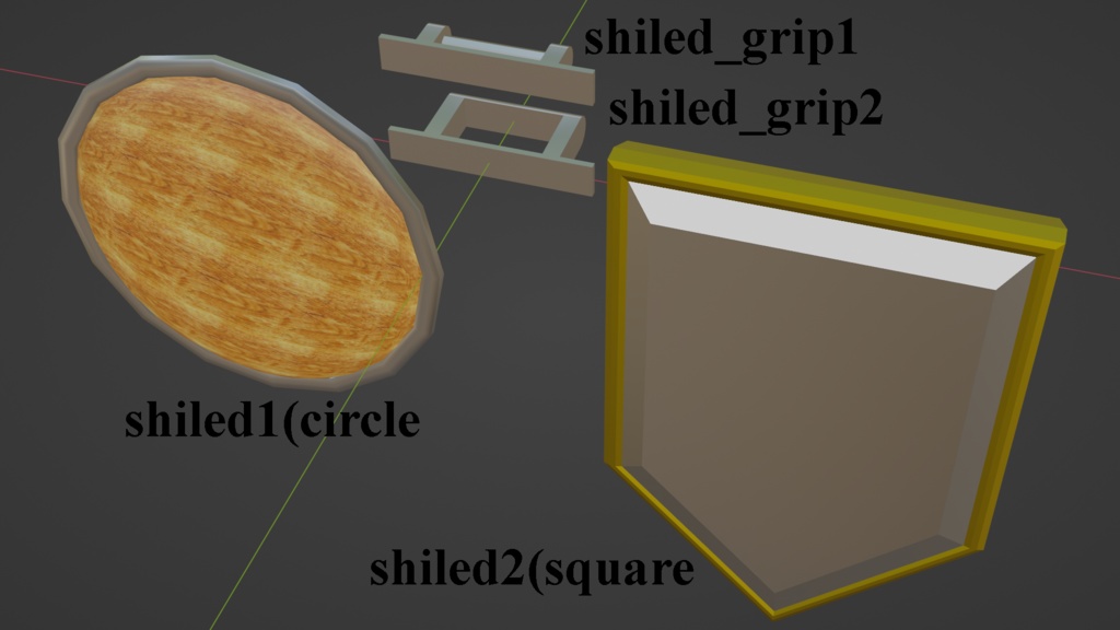 練習用モデル【簡易武器セット】