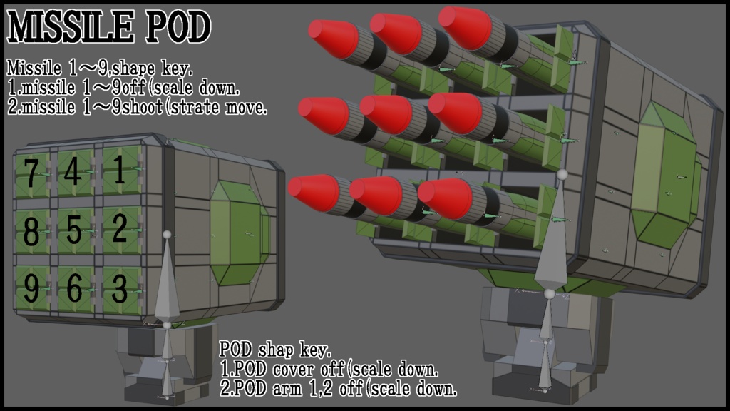 【カスタムオプション-05 バックパックユニット&ウェポンセット】