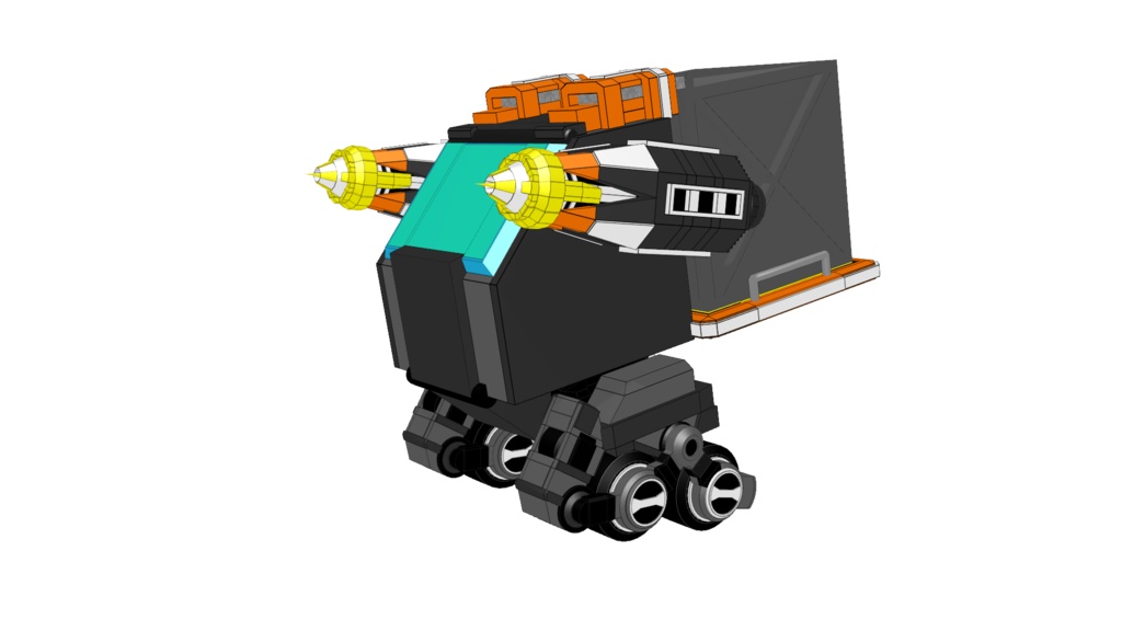 【カスタムオプション-05 バックパックユニット&ウェポンセット】