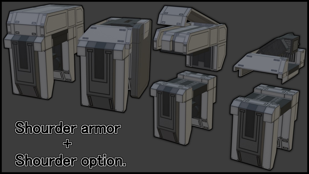 【CustomOption-08・BasicArmor+BoosterCanon】