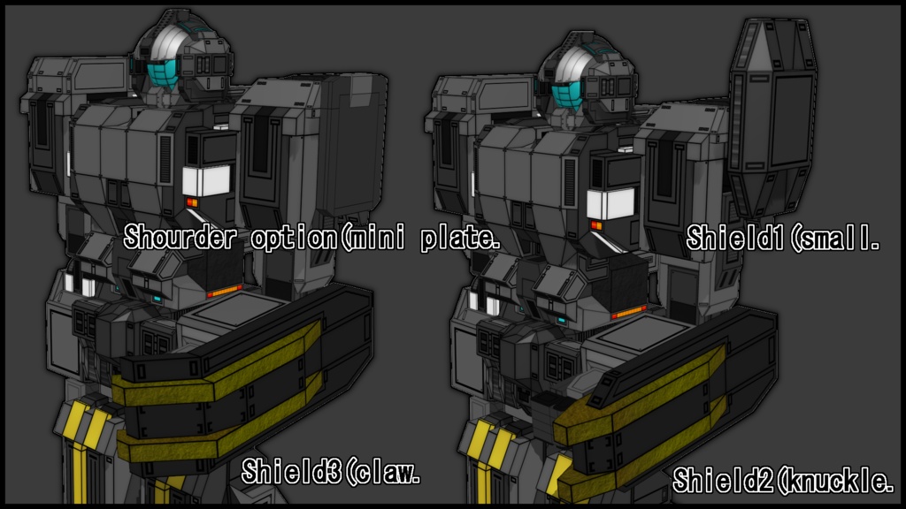 【CustomOption-08・BasicArmor+BoosterCanon】