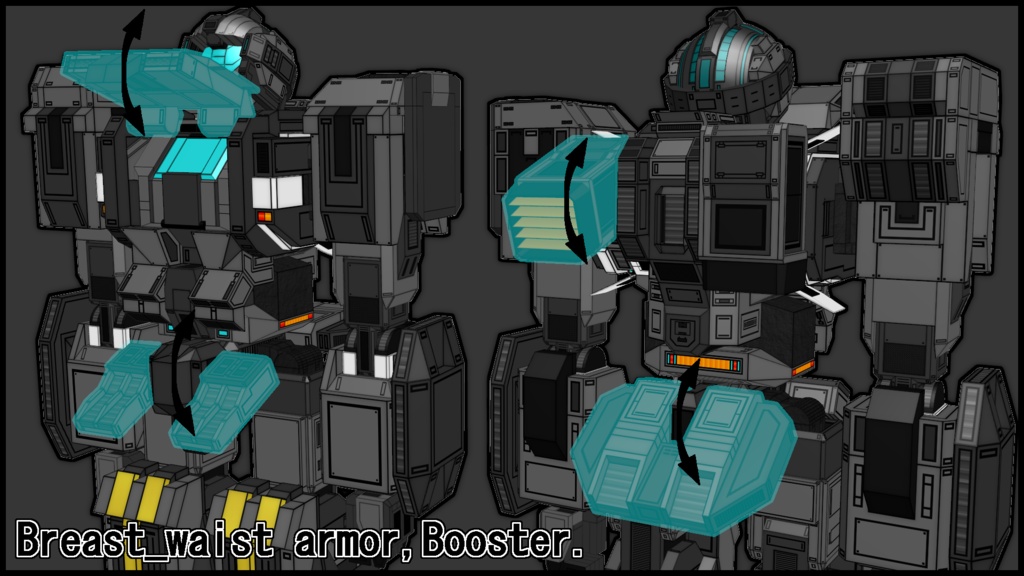 【CustomOption-08・BasicArmor+BoosterCanon】