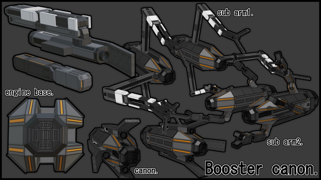 【CustomOption-08・BasicArmor+BoosterCanon】