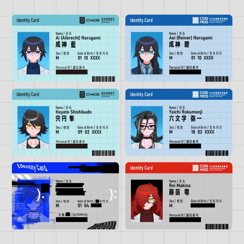 【COMITIA151】社員証ステッカー