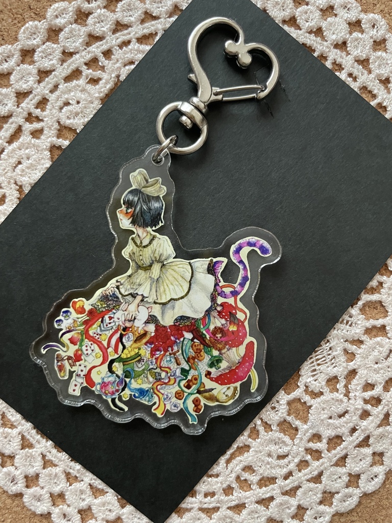 アリスアクリルキーホルダー