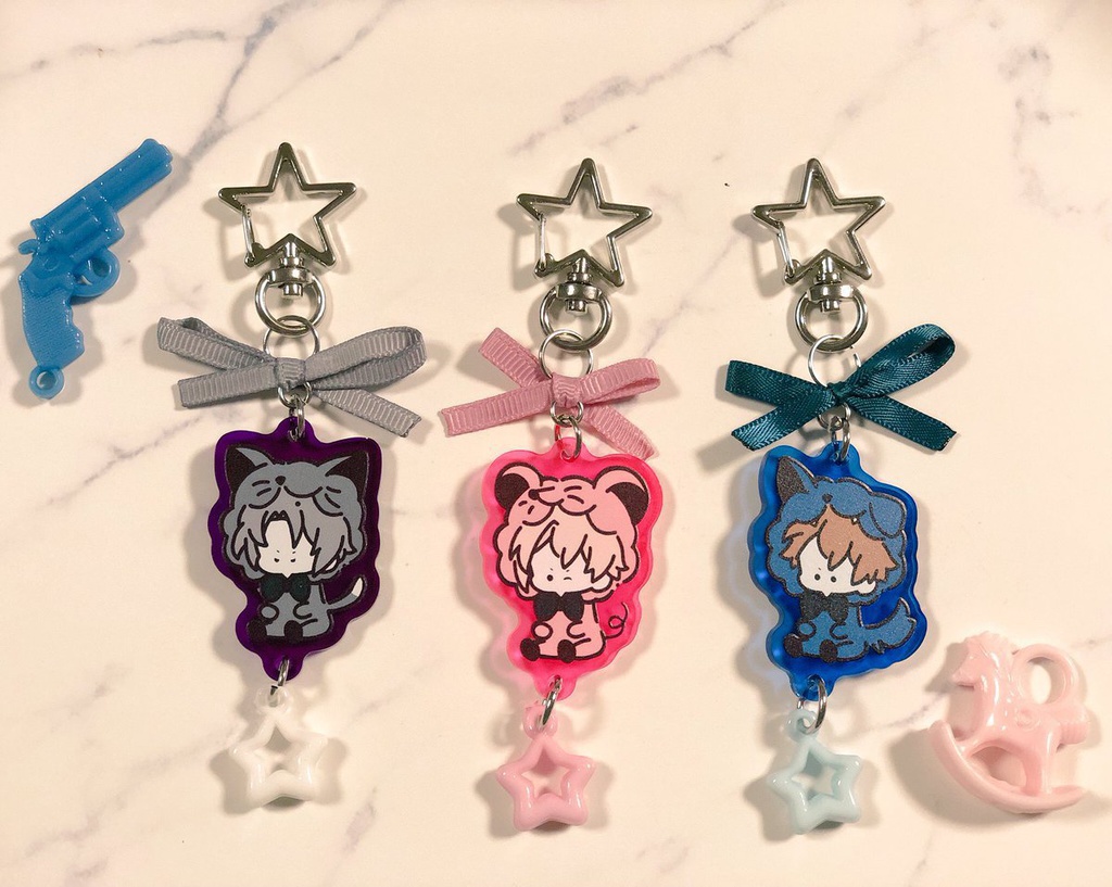 IDOLiSH7 リボンカラーアクキー