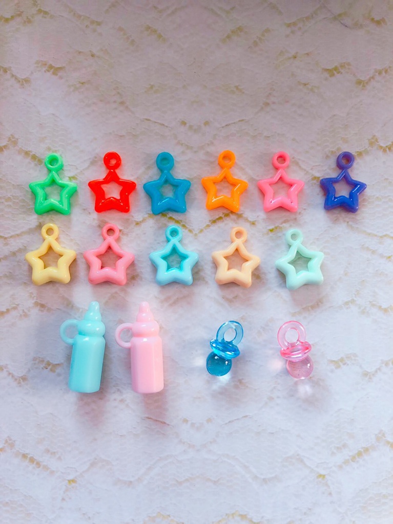 事務員・社長 リボンカラーアクキー