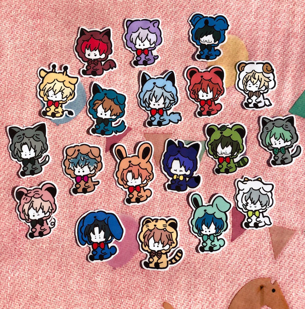 もこもこくんフレークシール