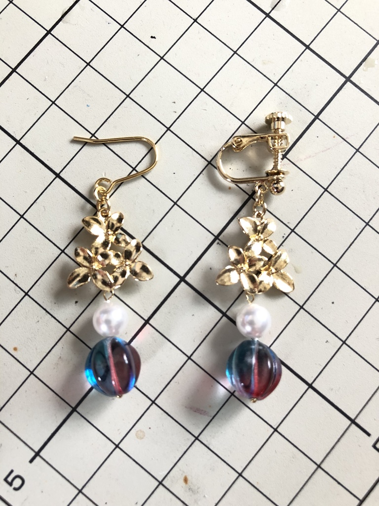 刀剣乱舞 巴形薙刀イメージイヤリング・ピアス