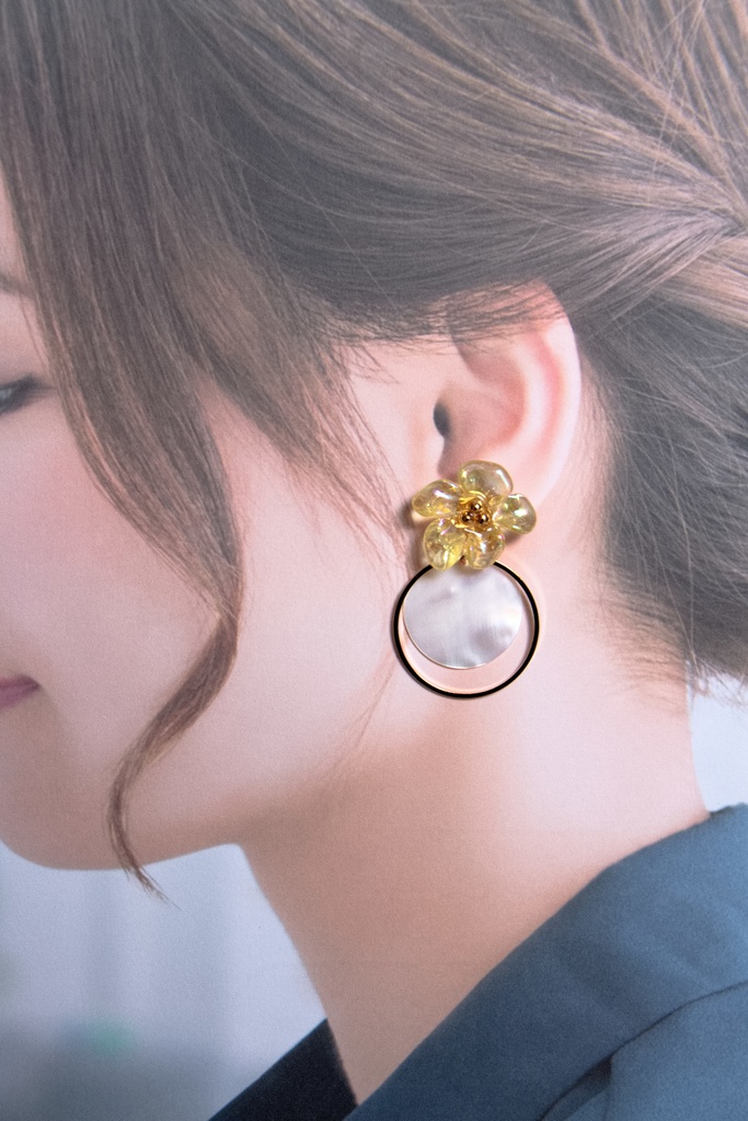 刀剣乱舞 髭切イメージイヤリング