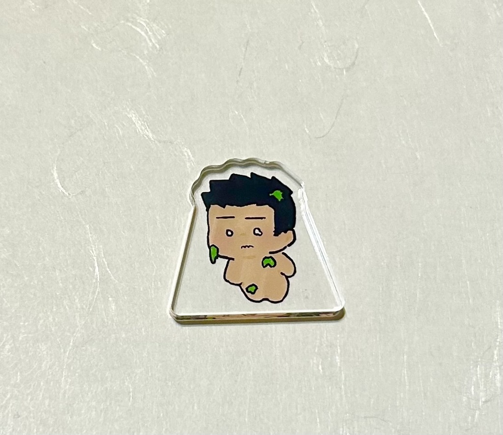 よわ三尉アクリルブロック