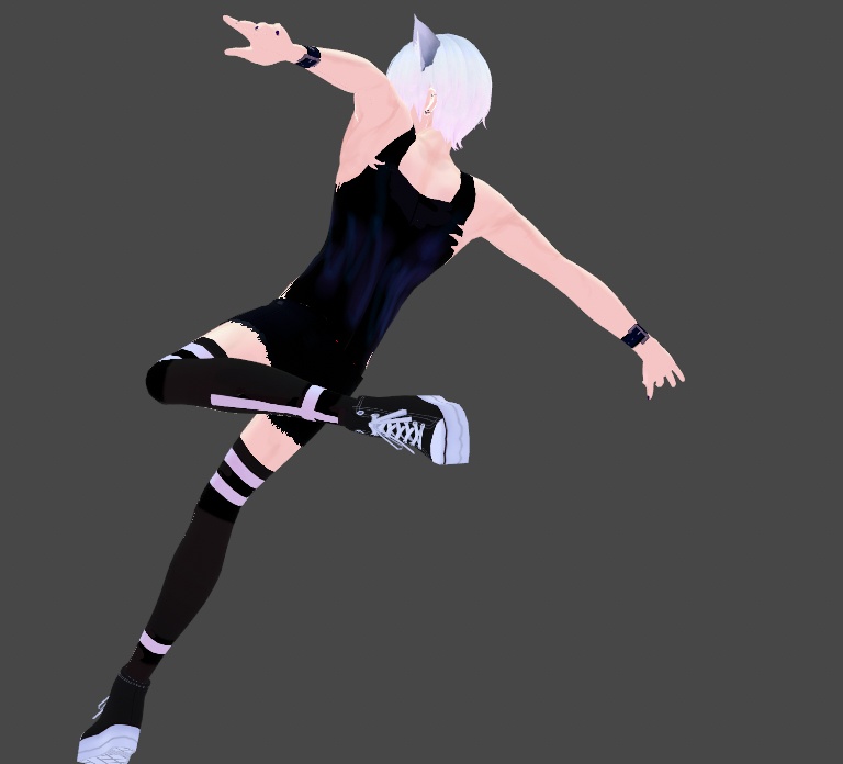 Torn Punk Anarchy Top Vroid