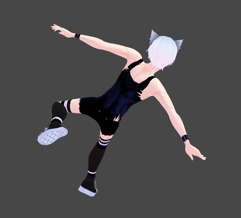 Torn Punk Anarchy Top Vroid