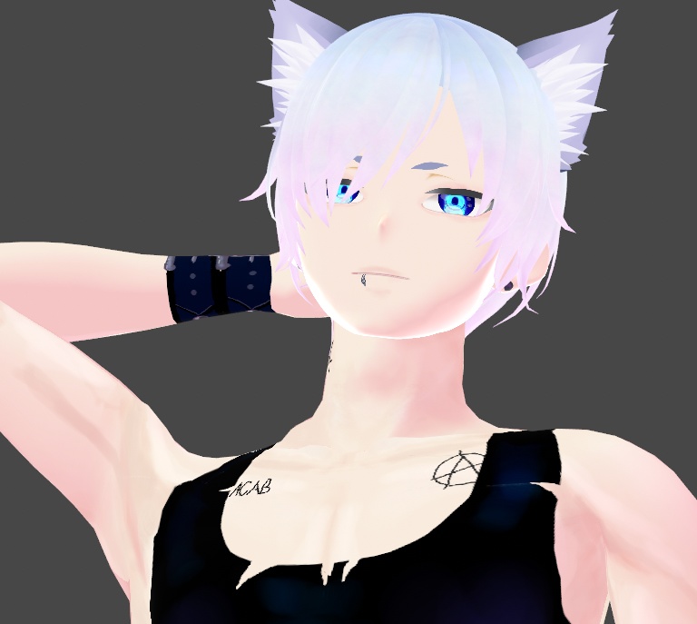 Metal Punk Goth Wrist & Arm Bracers 2x2 Style Sets Vroid