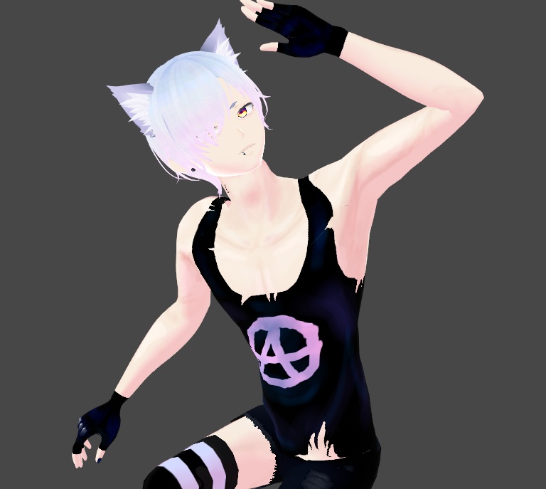 Studded Gloves Texture Vroid