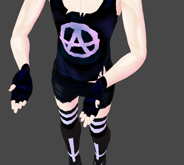 Studded Gloves Texture Vroid