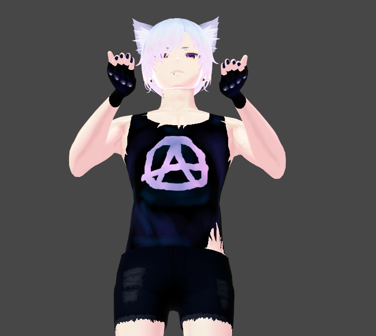 Studded Gloves Texture Vroid