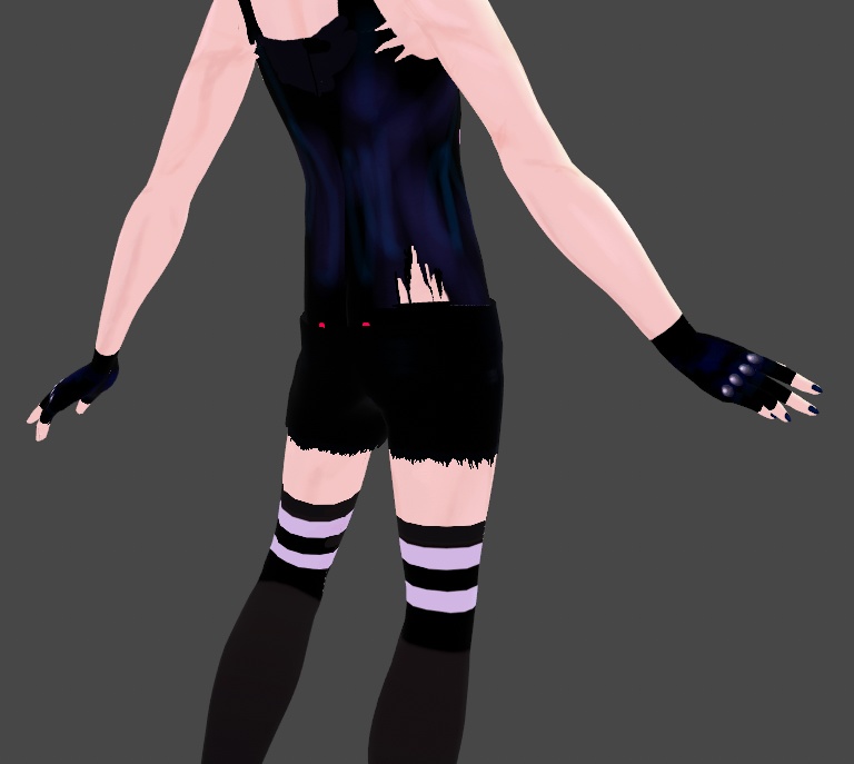 Studded Gloves Texture Vroid