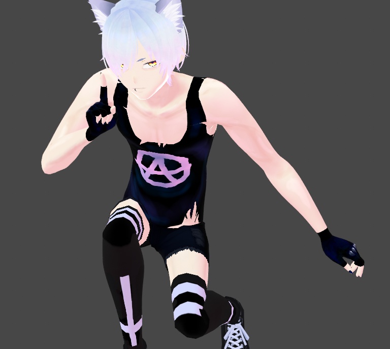 Studded Gloves Texture Vroid