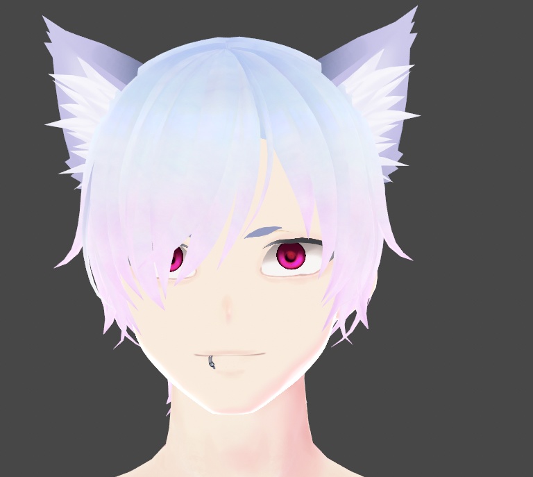 Pink Fire Blossom Iris Vroid Eyes