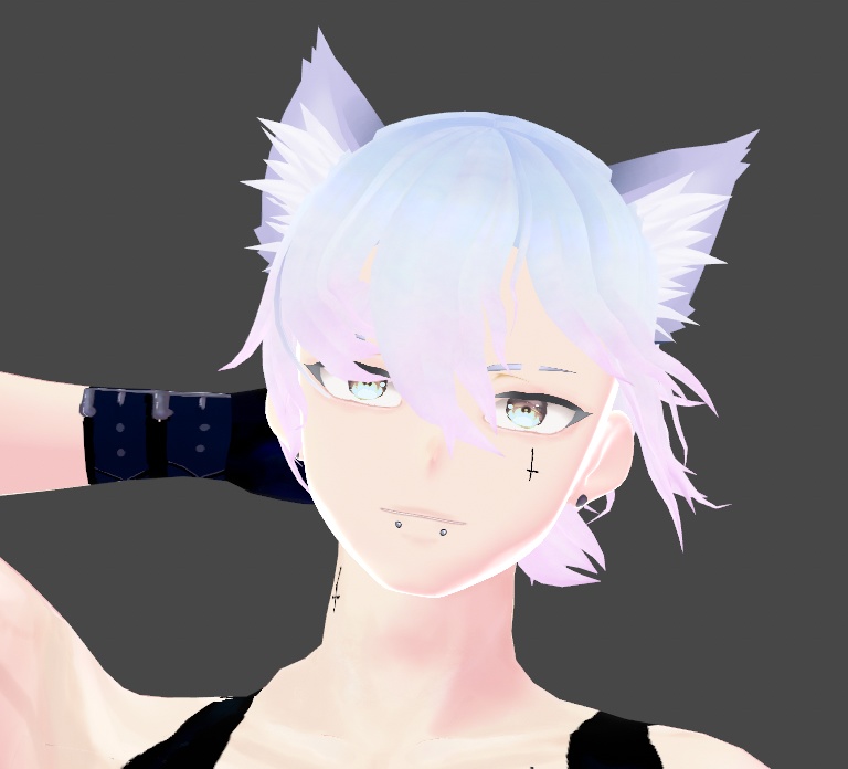 Lip Piercings Bundle Vroid x9 Styles + Snake Bites