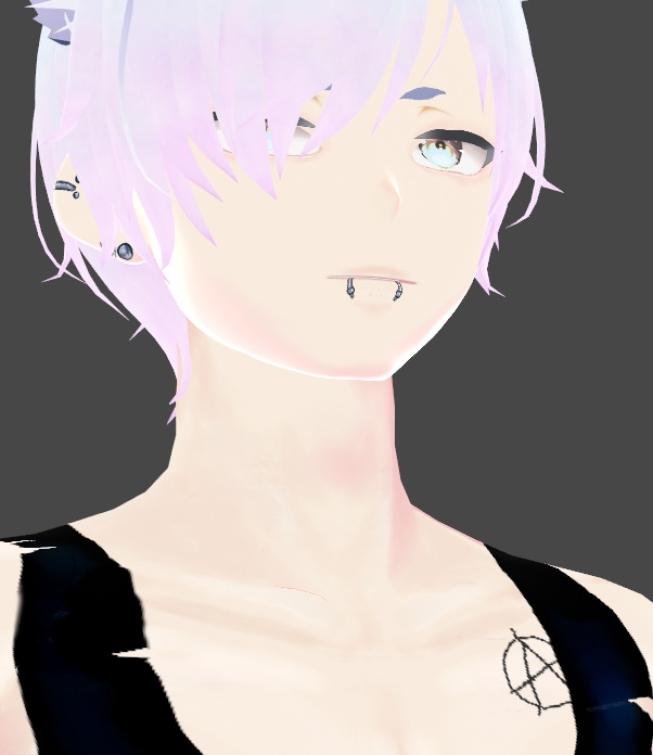 Lip Piercings Bundle Vroid x9 Styles + Snake Bites