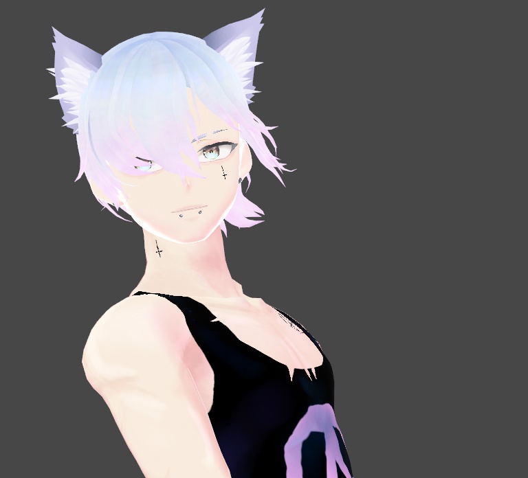 Lip Piercings Bundle Vroid x9 Styles + Snake Bites