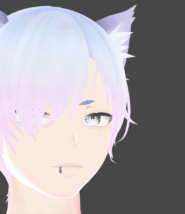 Lip Piercings Bundle Vroid x9 Styles + Snake Bites