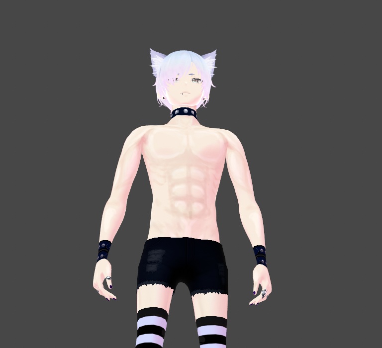 Vroid Studded Punk Goth Collar and Choker (x2 Types)