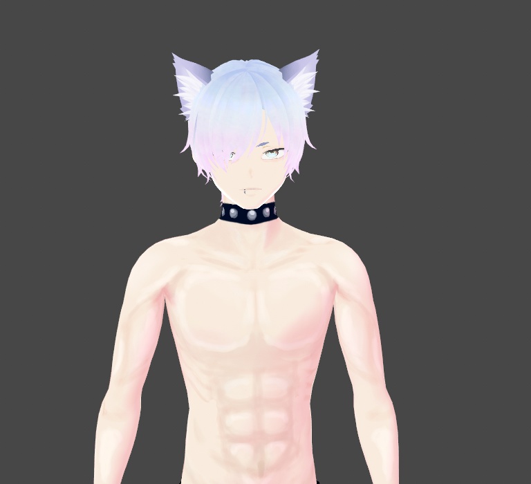 Vroid Studded Punk Goth Collar and Choker (x2 Types)