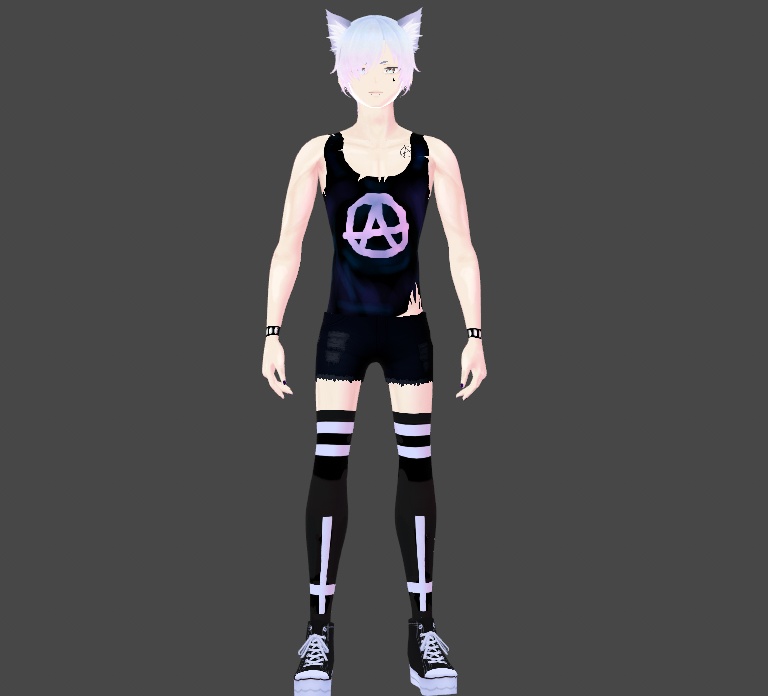 Studded Punk Goth Bracers Bracelets Vroid