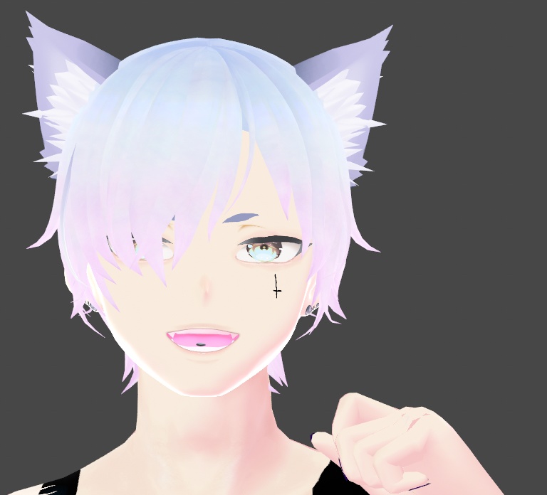 Tongue Piercing x2 Vroid