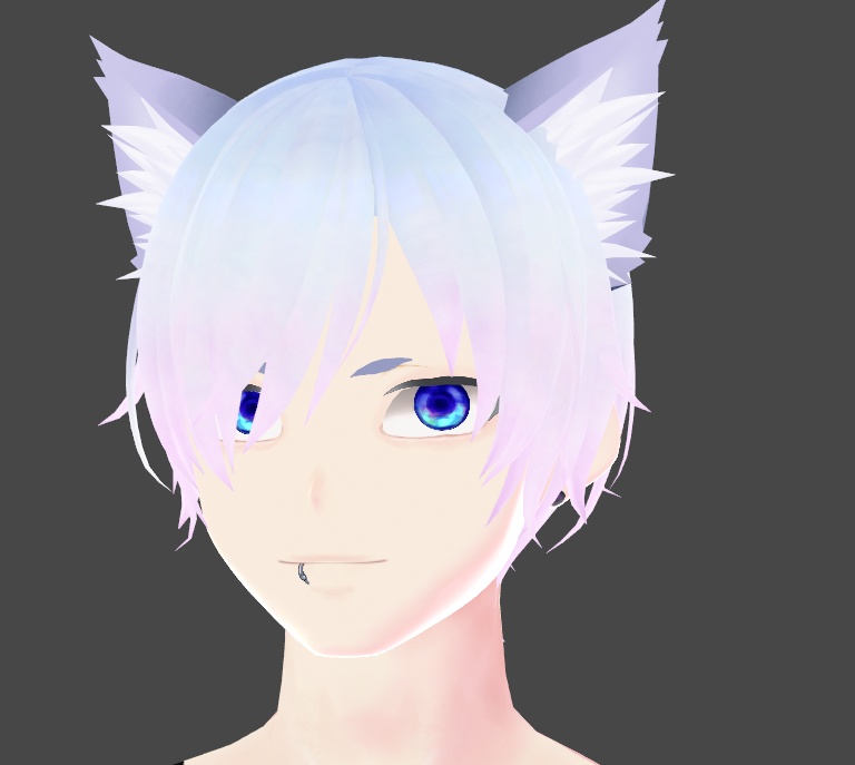 Nebula Blue Irises Texture Vroid